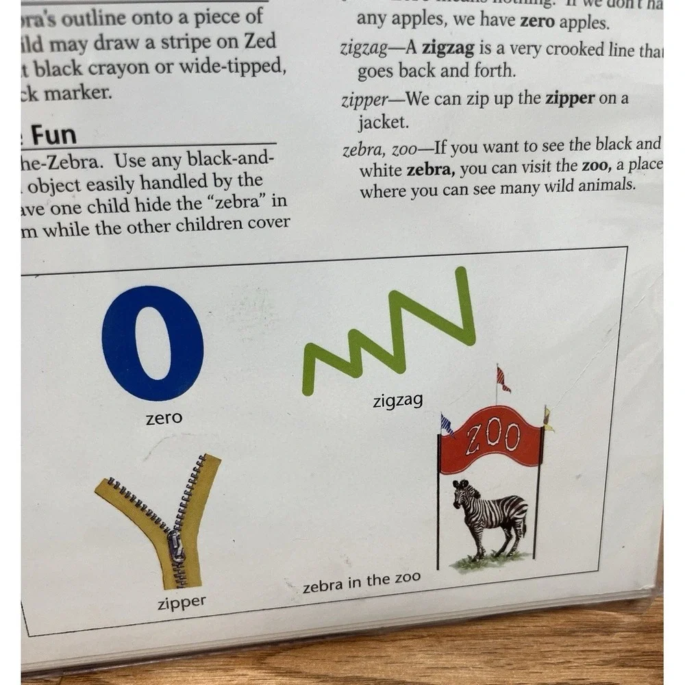 Abeka Animal Alphabet Friends 26 Flashcards XL Size 12 x 15.5